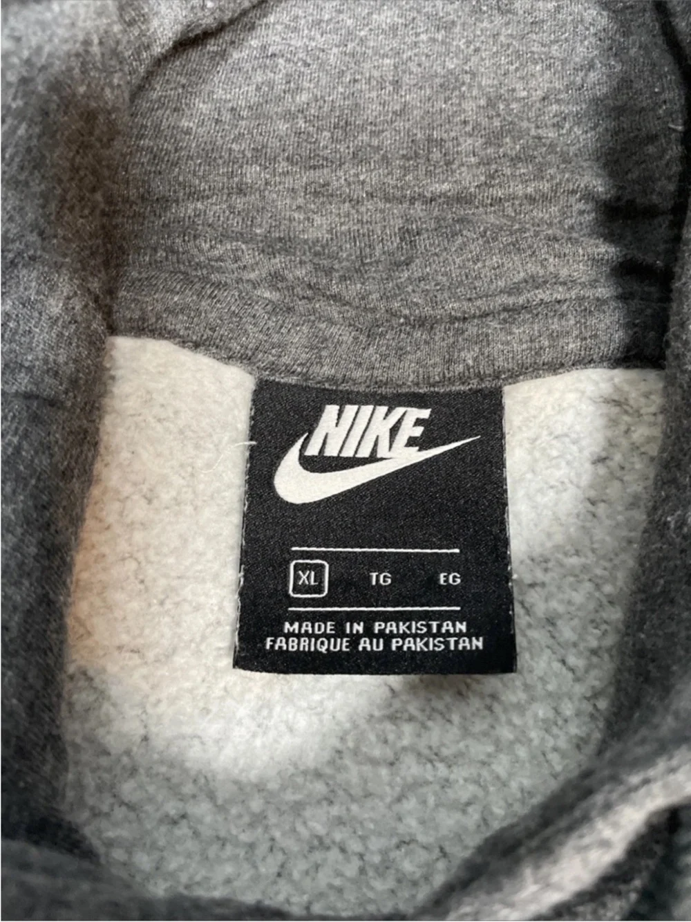 Nike Men's Sportswear Club Fleece Pullover Hoodie (Style 804346) Size XL Grey
